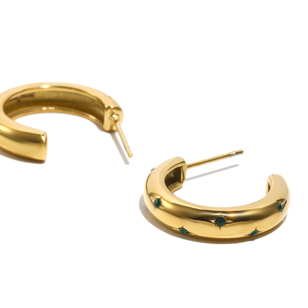 Sophie's Green Hoops