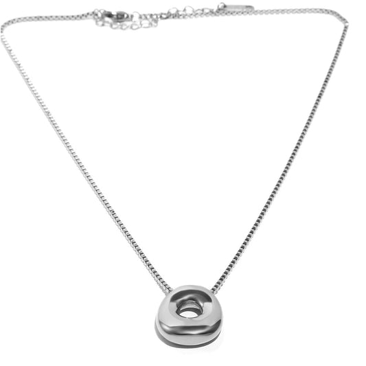 The Bubble Letter Pendant In Silver