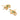 Bee’s Gold Green Dinosaur Earrings
