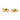 Bee’s Gold Blue Dinosaur Earrings