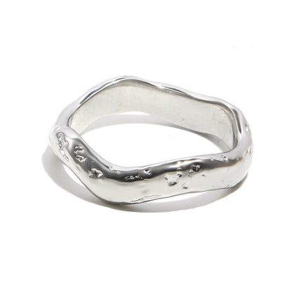 Sandra's Wave Ring In Silver