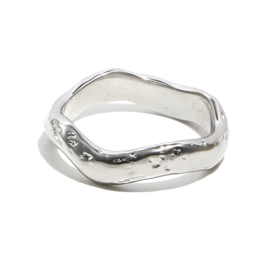 Sandra's Wave Ring In Silver