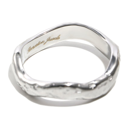 Sandra's Wave Ring In Silver