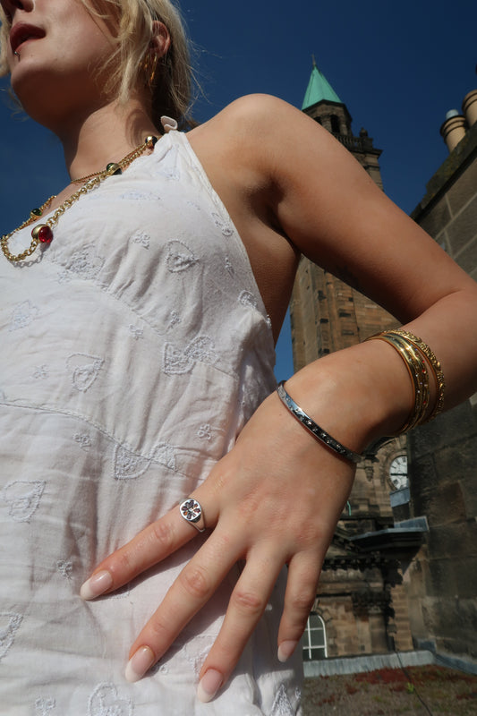 Eloise's Star Bangle in silver