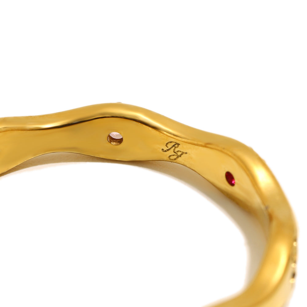 Sadie’s Pink Star Ring in Gold