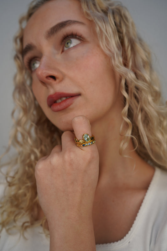 Paloma ring in gold