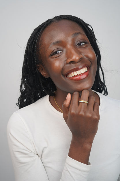 Elise's Blue Ring In Silver