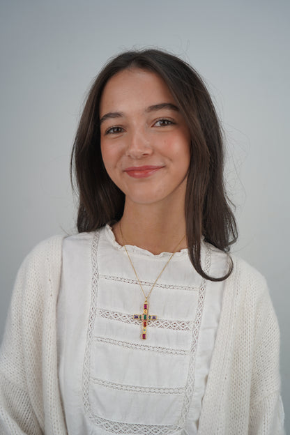 Ranee's colourful cross