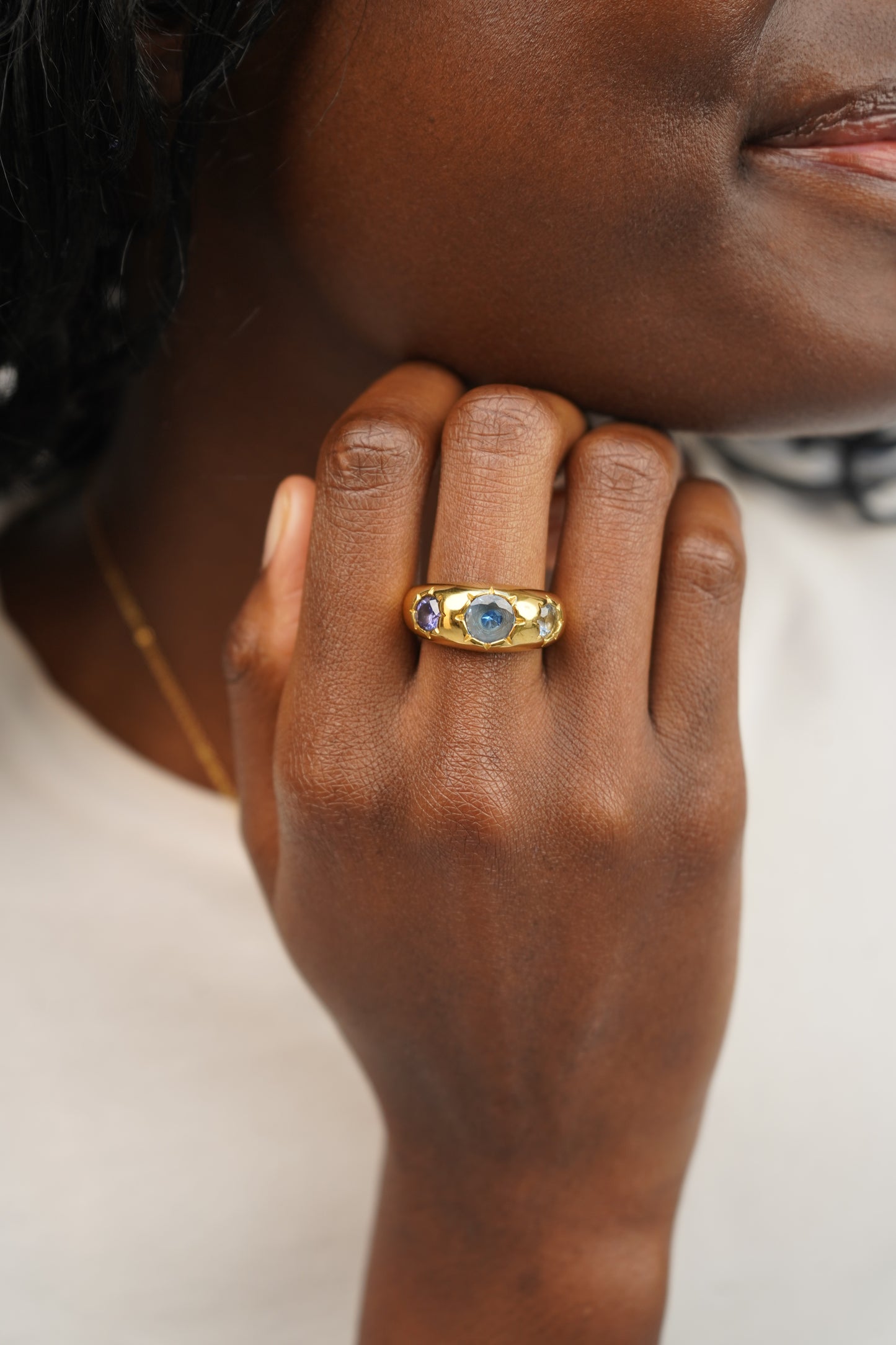 Sophie's Blue Gemstone Ring