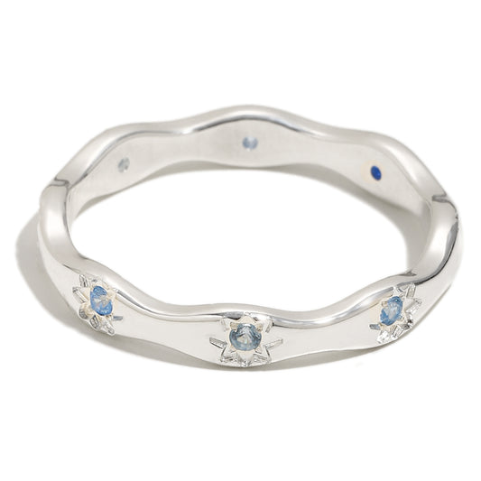Sadie’s Blue Star Ring in Silver