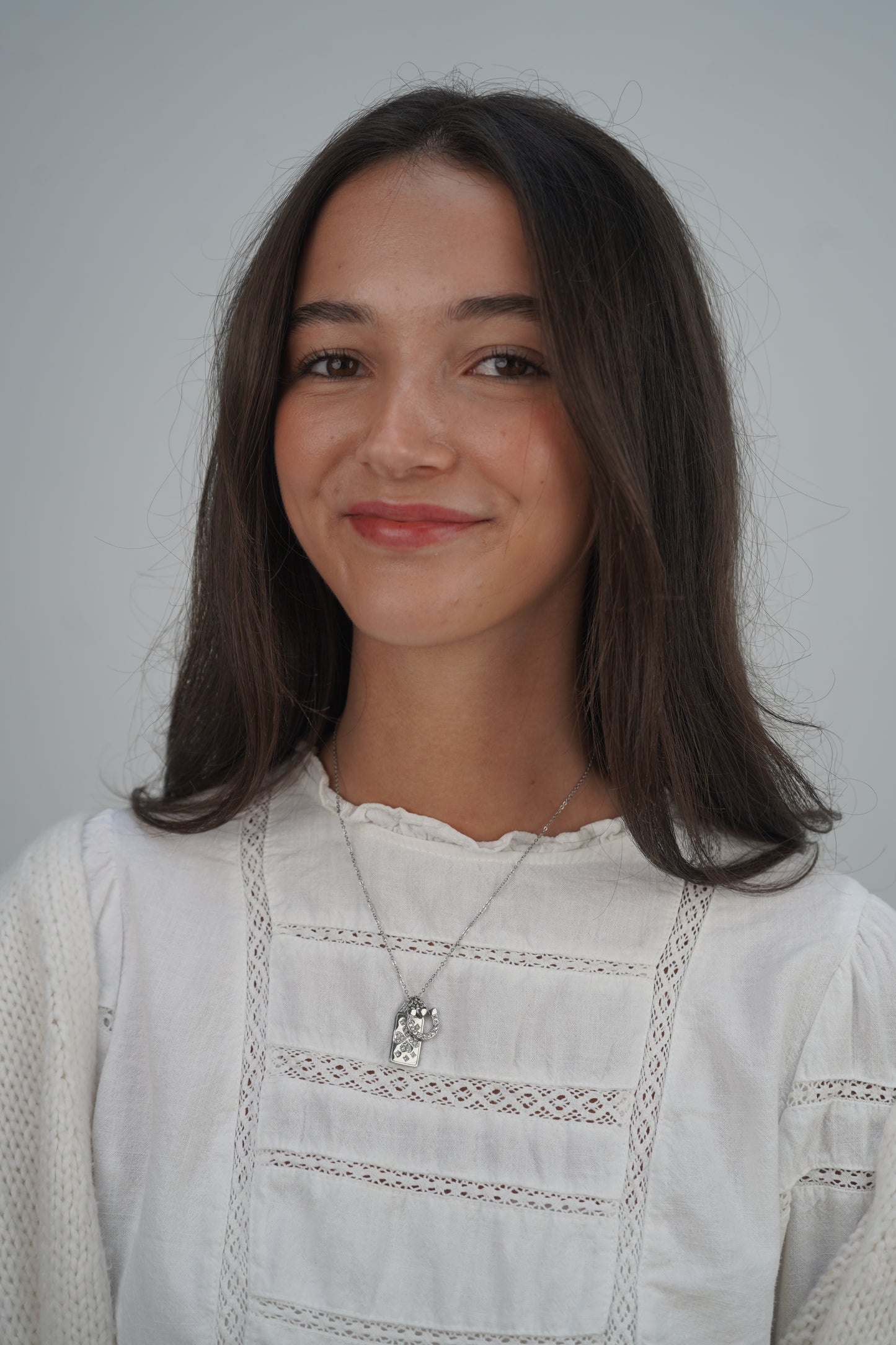 Allegra's Lucky Charm Necklace in Silver