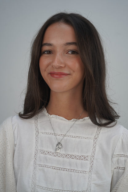 Allegra's Lucky Charm Necklace in Silver