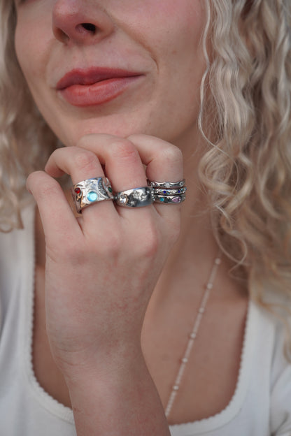 Cressida's Silver Celestial Ring