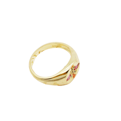 Ruby's Signet ring in Gold