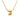 The Bubble Letter Pendant In Gold