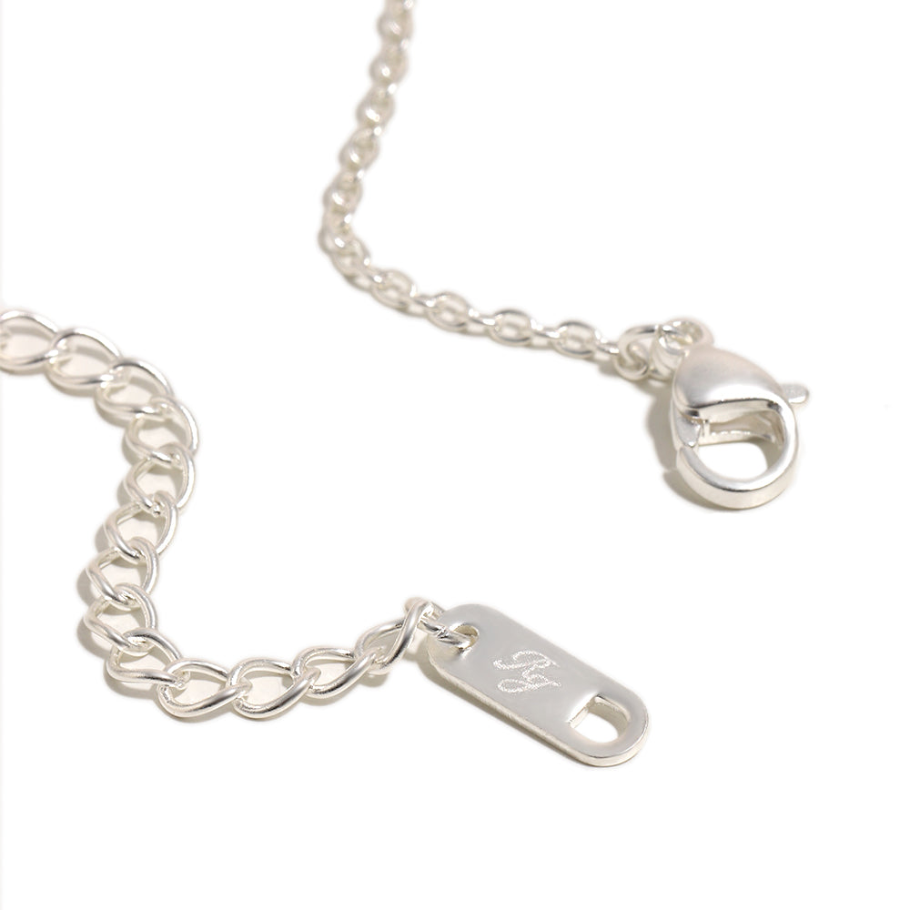 Vesper’s Aces Charm Necklace in Silver