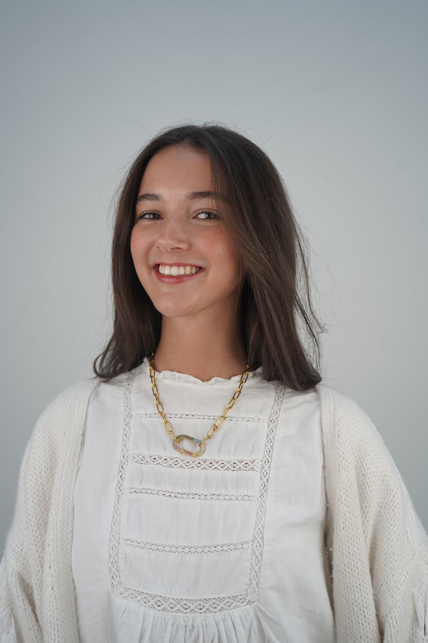 Corinne's Colourful Loop Necklace