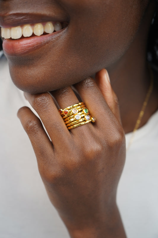 Octavia's stacked ring