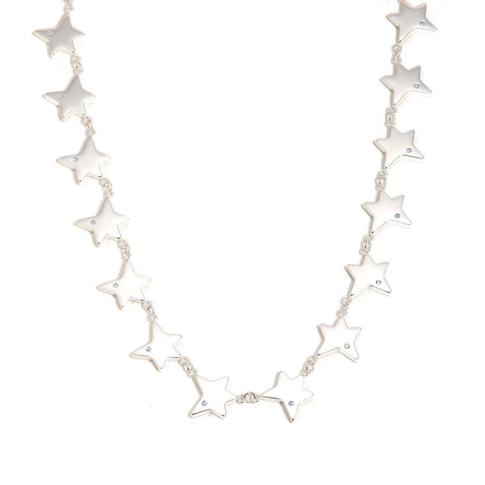 Cecily’s Star Necklace in Silver