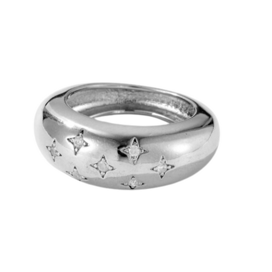 Chloe’s star ring in Silver