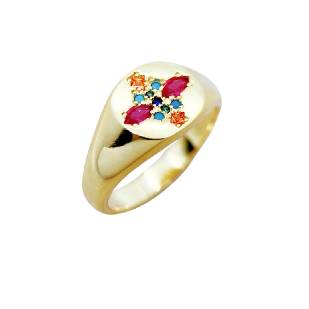 Ruby's Signet ring in Gold