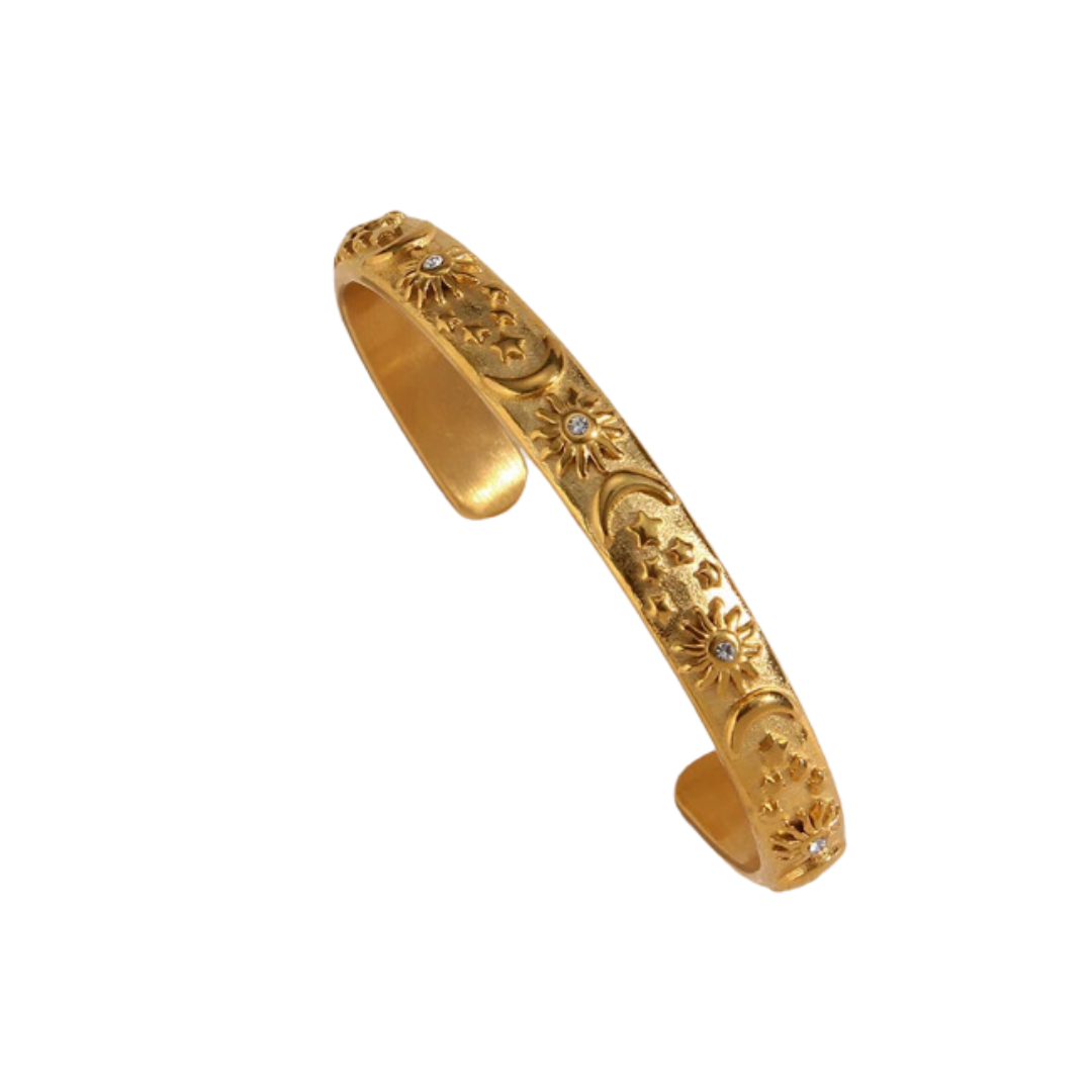 Celestia Midnight Gold Bangle main image 0