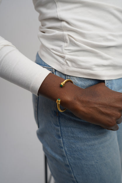 Tori's Green Bangle