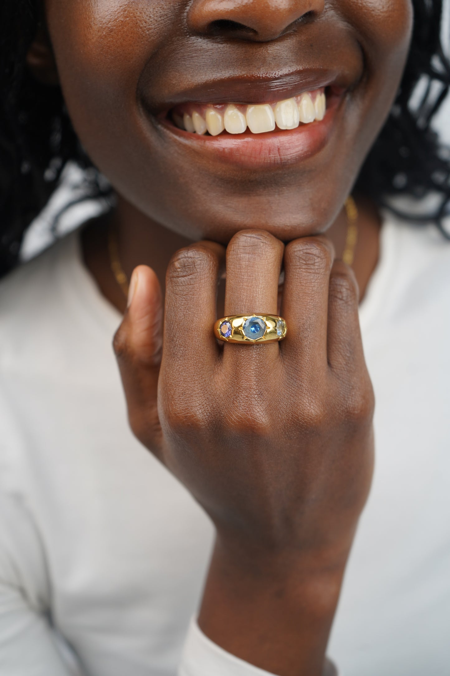 Sophie's Blue Gemstone Ring