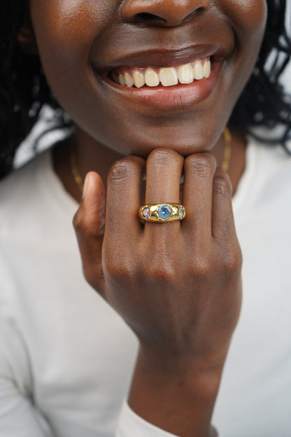Sophie's Blue Gemstone Ring