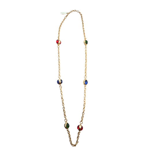 Farah's colourful gemstone chain