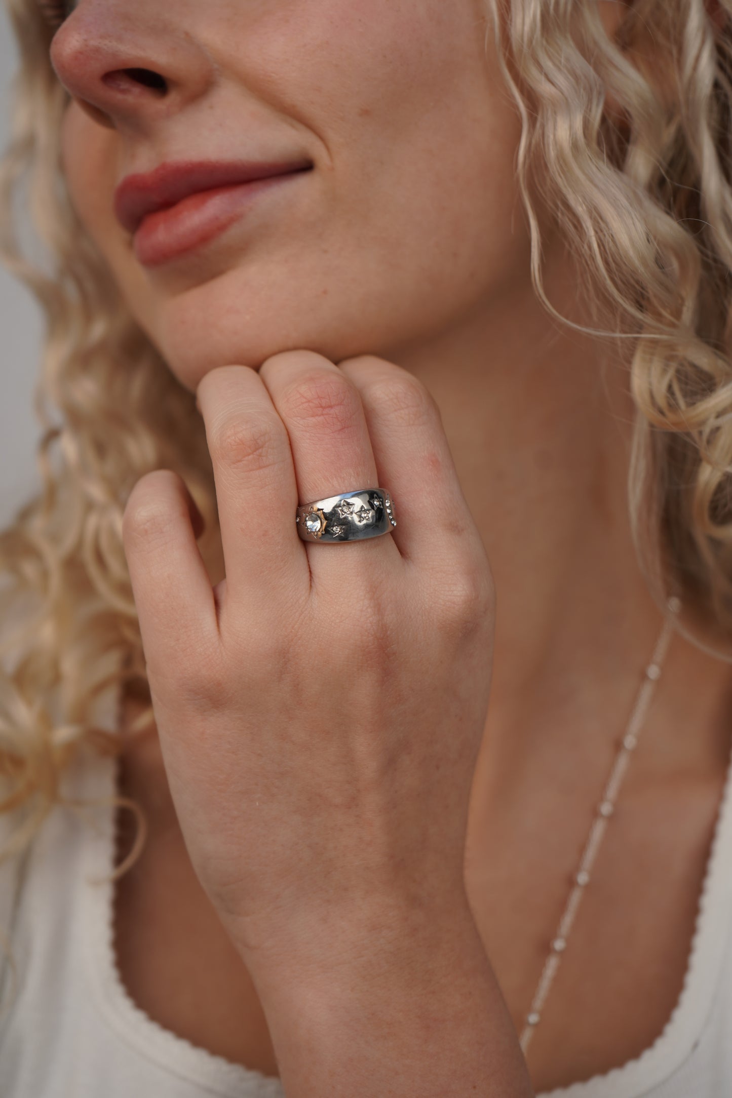 Petra's Star Ring in Silver