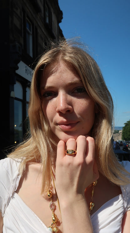 Sophie's Red Gemstone Ring