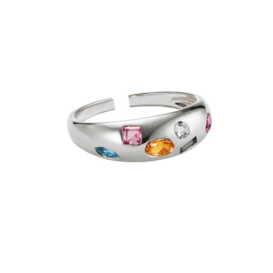 Cleo's Gemstone ring in Silver