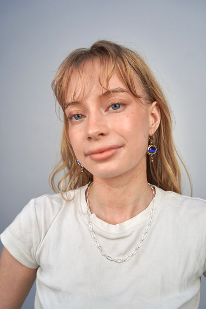 Rhiannon's Blue Drop Earrings