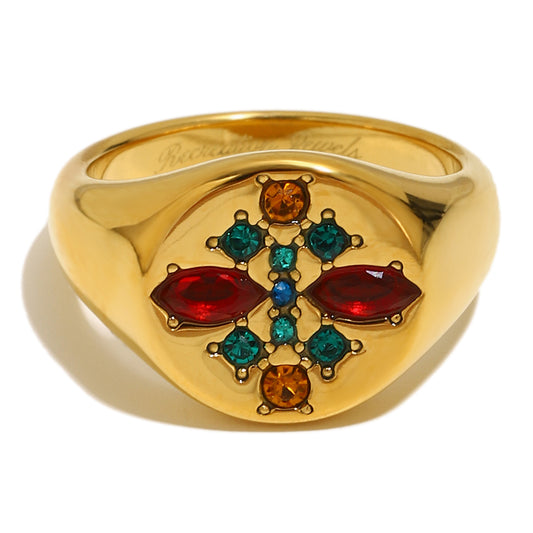 Ruby's Signet ring in Gold