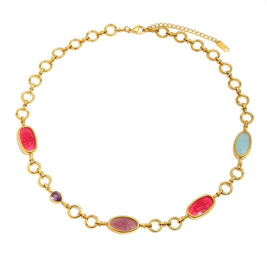 Etta’s Charm Necklace in Gold