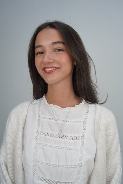 Andromeda's Starry Necklace In Silver