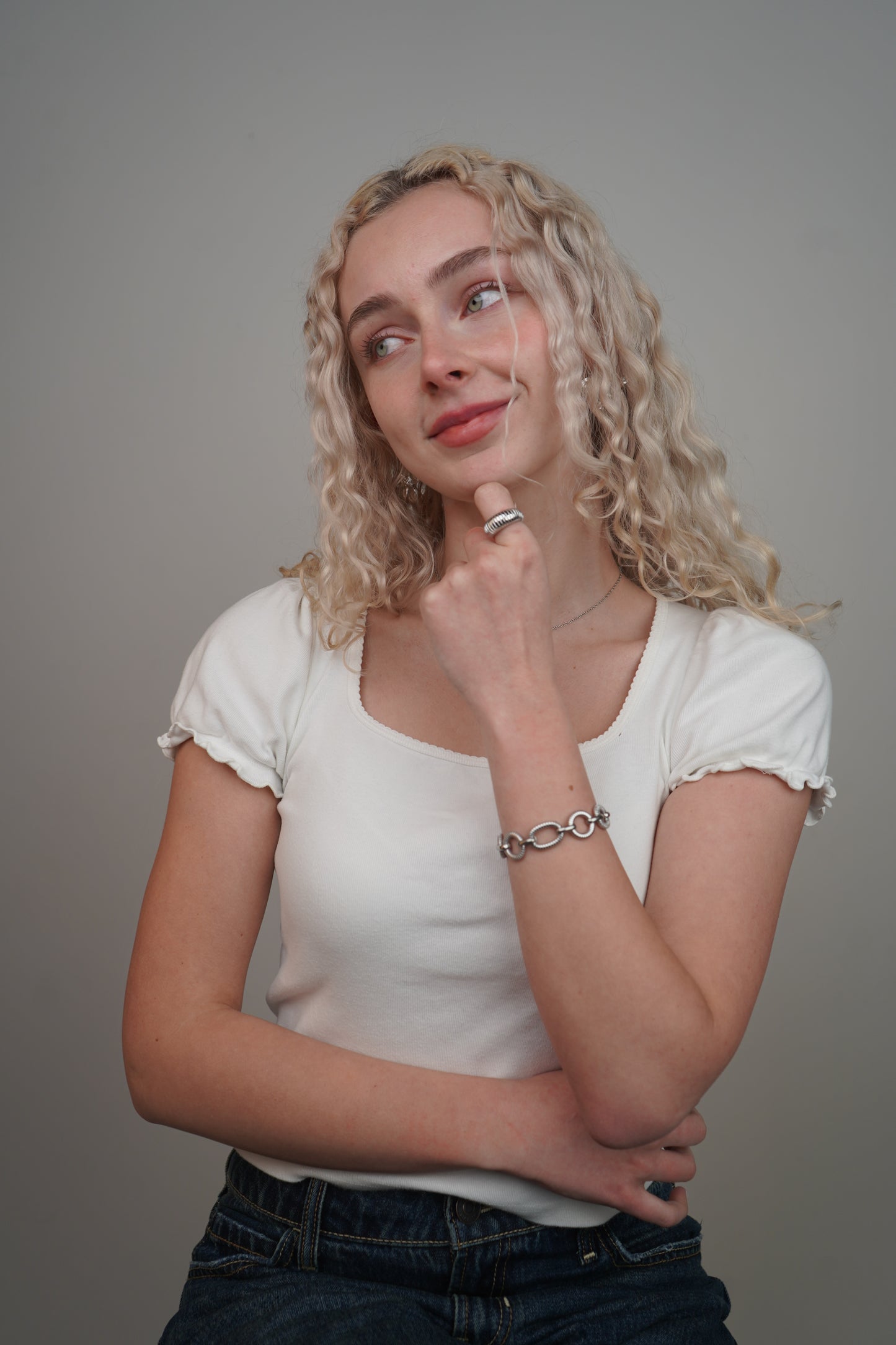 Thea’s silver bracelet
