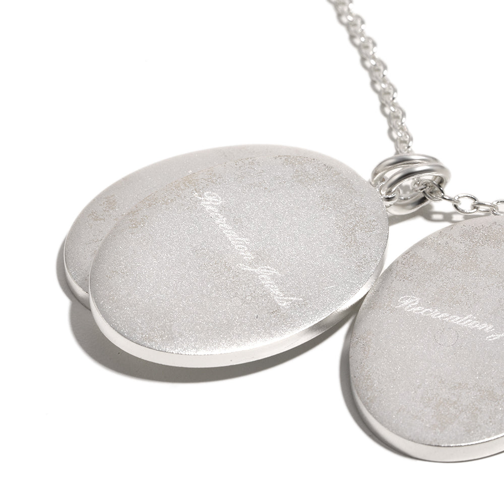 Vesper’s Aces Charm Necklace in Silver