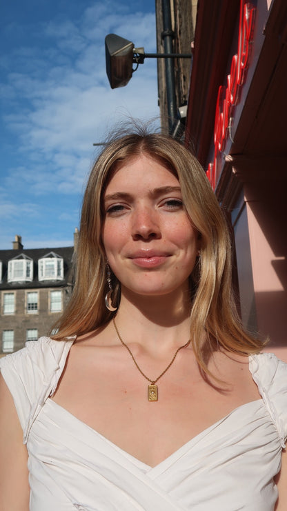 Lila's Sun necklace