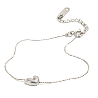 Bubble Letter Bracelet in Silver