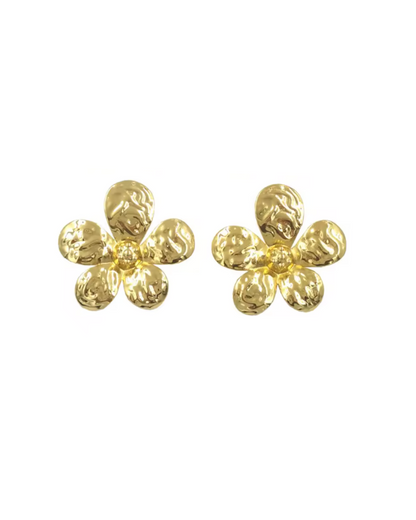 Camille's Gold Flower Earrings