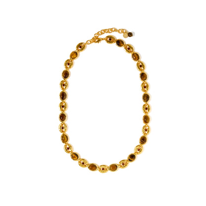 Joy's Gemstone Brown Necklace
