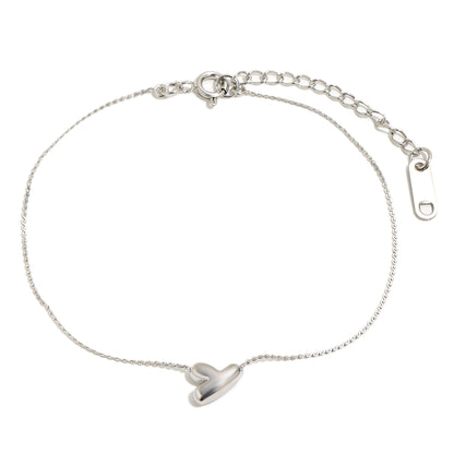 Bubble Letter Bracelet in Silver