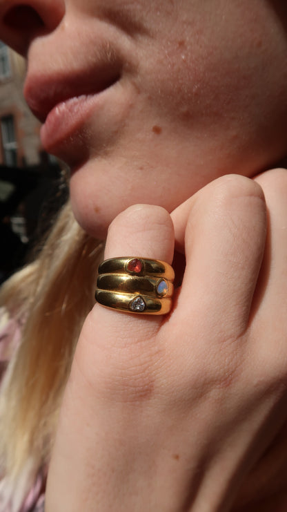 Honor's Stacked Ring