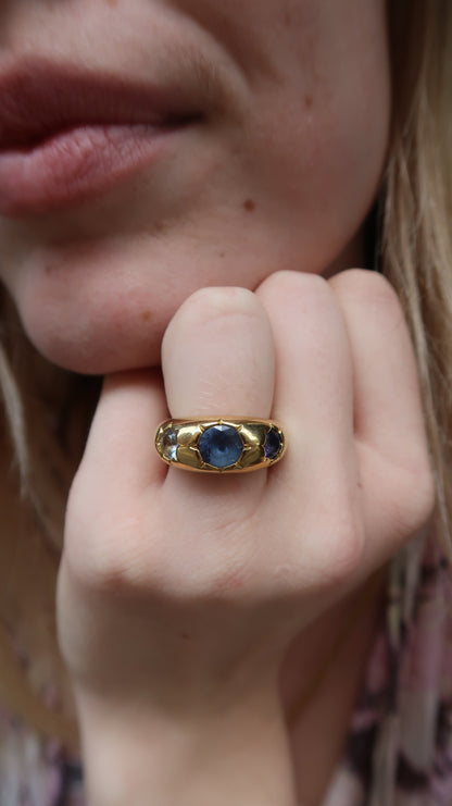 Sophie's Blue Gemstone Ring