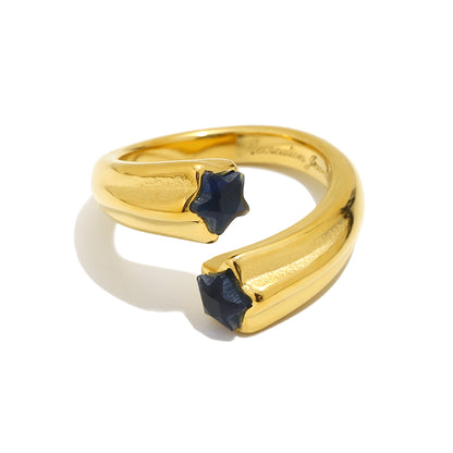 Susannah’s Blue Star Ring in Gold