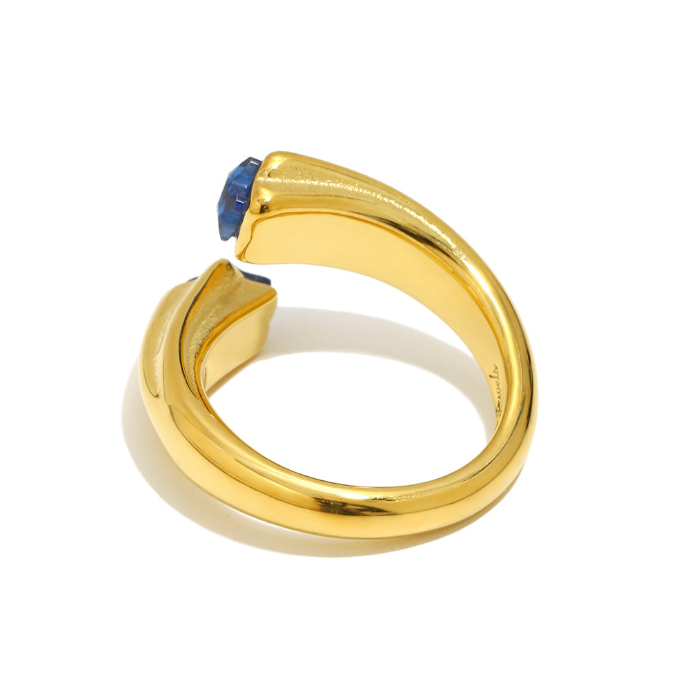 Susannah’s Blue Star Ring in Gold