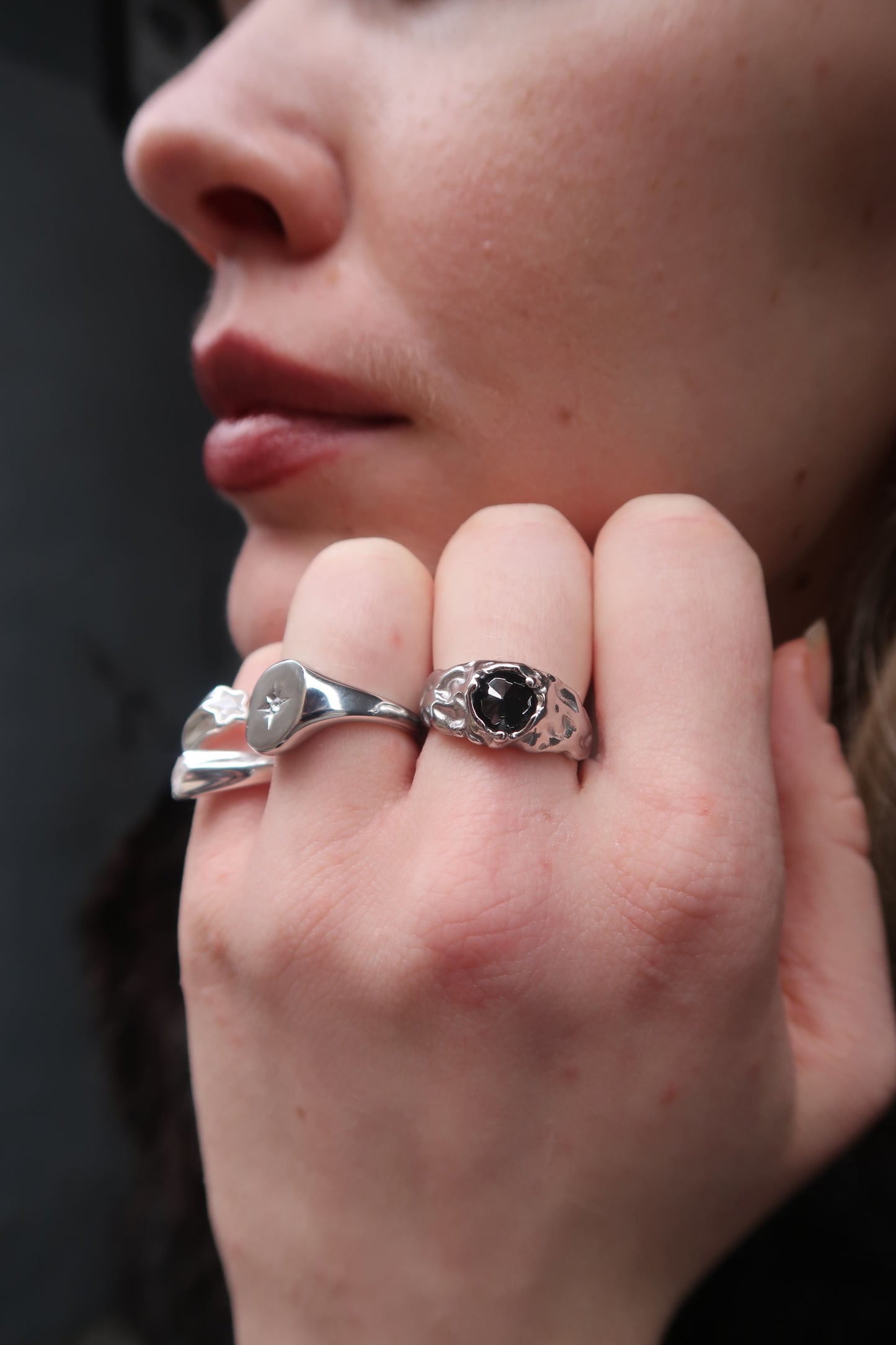 Paige’s gemstone silver ring