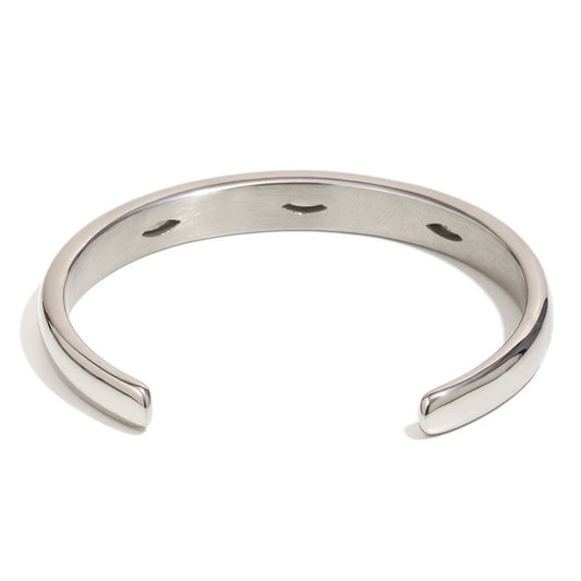 Florence’s Green Bangle In Silver